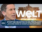 MEINE MEINUNG: Knall bei den Beamten?! Kommt nun der Stopp? Heftige Analyse zum System