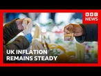 UK Inflation remains steady as food price rises ease | BBC News