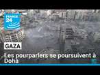 Gaza : les pourparlers en vue d'une trêve entre Israël et le Hamas doivent se poursuivre vendredi