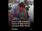 Sinner crolla a Parigi. Il malore a un passo dalla vittoria: “Ho bisogno di vomitare”
