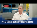 Starmer's full speech attacking Farage and Reform's economic policy