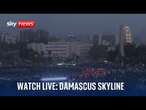 Damascus skyline live | Battle for control and influence in Syria after Assad's downfall