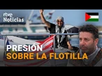 FLOTILLA A GAZA: DENUNCIAN la PRESENCIA DE DRONES de VIGILANCIA sobre sus BARCOS | RTVE