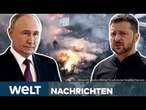 PUTINS KRIEG: Drohnenhagel über Moskau – Erbitterter Grabenkrieg in der Ostukraine | WELT STREAM