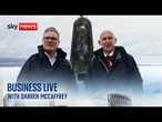UK Government plans to spend £15 billion on defence | Business Live with Darren McCaffrey