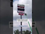 Worker rescued after being TRAPPED in sign 130 feet above ground #shorts #us #news