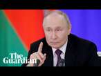 Putin 'agrees' to US ceasefire proposal but says some 'issues need to be discussed'