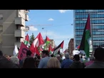 La manifestazione Pro Palestina a Milano, immagini