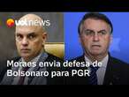 Alexandre de Moraes envia à PGR manifestações das defesas de Bolsonaro e outros 7 indiciados