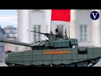 Rusia ensaya el desfile militar previo al aniversario del fin de la Segunda Guerra Mundial