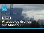 Attaque de drones sur Moscou : une raffinerie de la capitale russe touchée • FRANCE 24