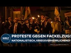 PROTESTE IN COBURG: 1700 Fackelträger, 700 Demonstranten! Darum steht der Fackelzug in der Kritik