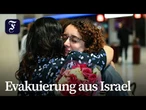 Erste Deutsche kehren mit Sonderflug zurück