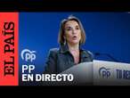 DIRECTO | Cuca Gamarra y Javier García intervienen en la Junta Directiva del PP de Navarra | EL PAÍS