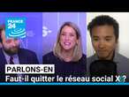 Faut-il quitter le réseau social X ? Parlons-en avec J.-B. Soufron, L. N. Hoang, F.-X. Lefranc