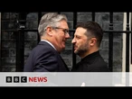 Ukraine's President Zelensky and UK PM Starmer meet ahead of Trump-Putin summit | BBC News