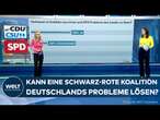 DEUTSCHLAND: Lösungen mit Union und SPD? So viel Vertrauen haben Deutsche in die mögliche Koalition