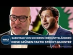 MIGRATION: Sabotage von sicheren Herkunftsländern! Diese Grünen-Taktik steckt dahinter