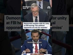Democratic senator calls for unity at FBI hearing: 'Our political opponents are not our enemies'