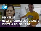 Michelle nega churrasco anunciado por Zucco em visita a Bolsonaro l O POVO News