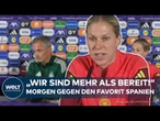 FUSSBALL-EM: Pressekonferenz mit Knaak und Trainer Wück! DFB-Frauen sind bereit gegen Spanien