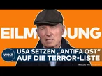 USA: Donnerschlag! Trump stuft "Antifa Ost" als Terror-Organisation ein! Mitglieder im Visier