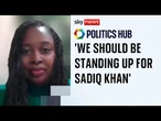 'I am disappointed' the PM has not publicly backed Sadiq Khan, says Butler