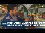 DEUTSCHLAND: Bundesregierung beschließt kräftigste Mindestlohn-Erhöhung seit Einführung!