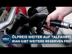 STRAßE VON HORMUS: Ölpreise weiter auf Talfahrt! Mullahs geben Reserven frei