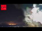 Israel startet Bodenoffensive: Video zeigt heftige Explosionen rund um Beirut