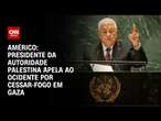 Américo: Presidente da Autoridade Palestina apela ao Ocidente por cessar-fogo em Gaza | BASTIDORES