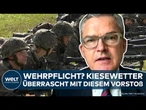 DEUTSCHLAND: Wehrpflicht? Dieser Vorstoß von Kiesewetter (CDU) überrascht!