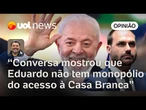 Papo entre Lula e Trump mostrou que Eduardo Bolsonaro não tem o monopólio à Casa Branca | Sakamoto