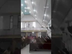 Terrifying moment churchgoers flee as Indonesia earthquake shakes building during Sunday mass