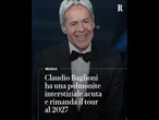 Claudio Baglioni annulla il tour