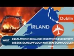 RASSISTISCHE RANDALE IN BELFAST: Miese Migrationspolitik? Messerangriff lässt Situation eskalieren