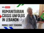 Lebanon: Millions displaced from homes as huge humanitarian crisis unfolds