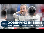FUSSBALL-BUNDESLIGA: Harry Kane ist einfach nicht zu stoppen! Bayern München überrollt Werder Bremen