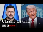 US ‘ready to support’ Ukraine, Volodymyr Zelensky says after call with Donald Trump | BBC News