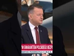 Błaszczak: Tusk został poniżony przez Macrona