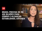 Brasil precisa de R$ 450 bilhões para cobrir e alcançar estabilidade, diz pesquisadora | WW