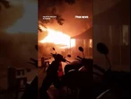 WATCH: Panicked crowd escapes from DEADLY fire as flames burst from Bangkok bar