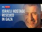 BREAKING: Israeli hostage rescued by troops in Gaza, IDF says | Israel-Hamas war