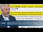 MUSK MURKS: Warum lacht US-Präsident Donald Trump über Elon Musks neue Amerika-Partei? | WELT Thema