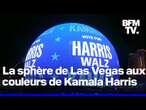 “Vote for Harris-Walz”: des spots publicitaires diffusés sur la sphère de Las Vegas