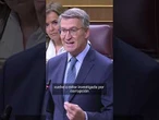 Feijóo exige a Sánchez el adelanto electoral: “No eternice lo que es inviable” #shorts