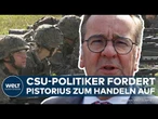 WEHRPFLICHT IN DEUTSCHLAND: CSU-Politiker Erndl fordert Gesetz für neuen Wehrdienst ab 2026!