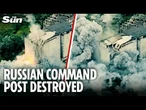 Ukrainian bombers BLOW UP Russian military nerve centre in another setback for Putin