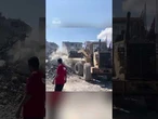 Bulldozers begin clearing rubble from Gaza City streets