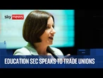 Bridget Phillipson gives speech at TUC Congress